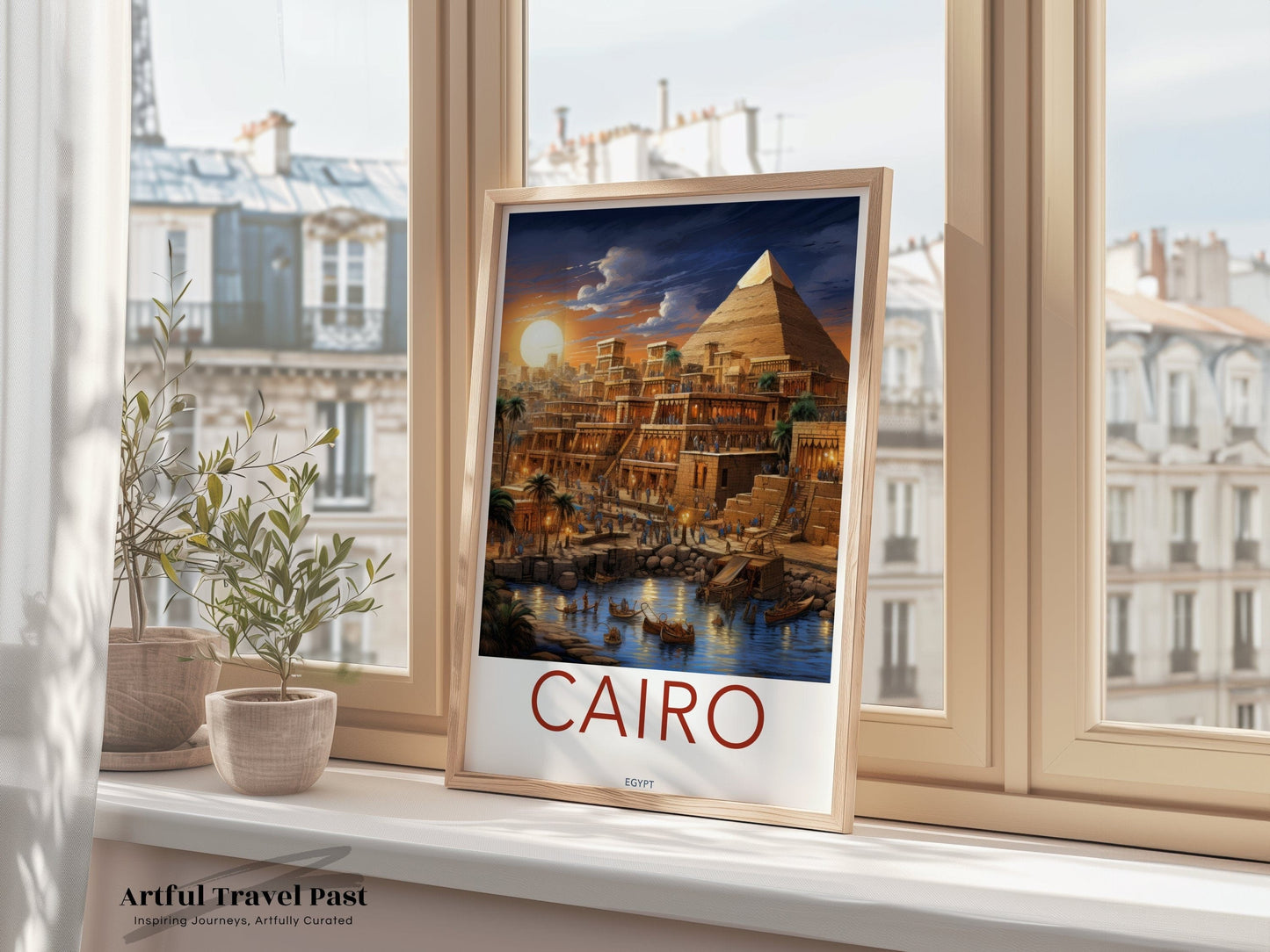 Cairo Poster | Egypt Wall Art | Africa Decor