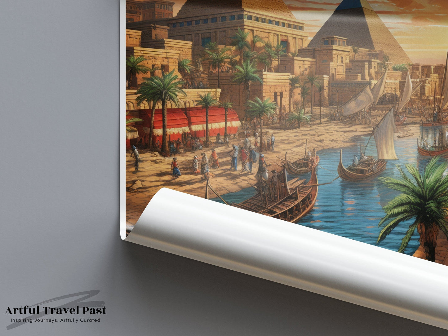 Cairo Poster | Egypt Wall Art | Africa Decor