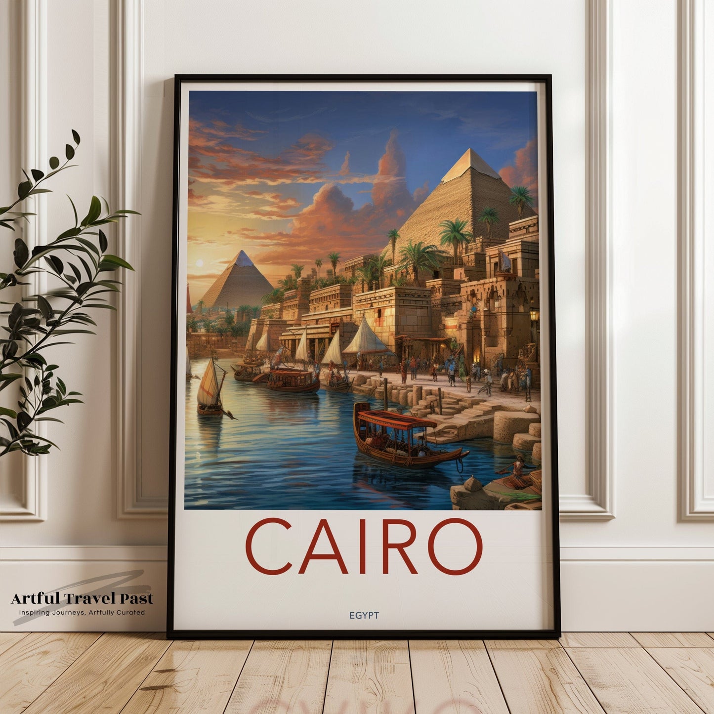 Cairo Poster | Egypt Wall Art | Middle East Decor