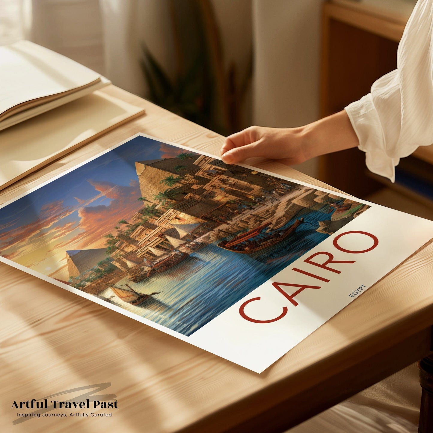 Cairo Poster | Egypt Wall Art | Middle East Decor