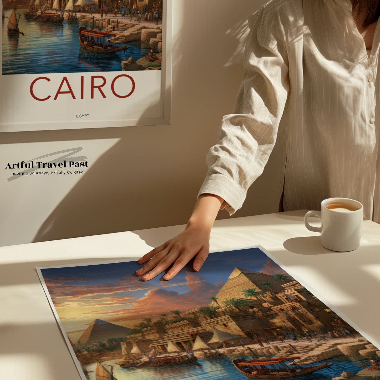 Cairo Poster | Egypt Wall Art | Middle East Decor