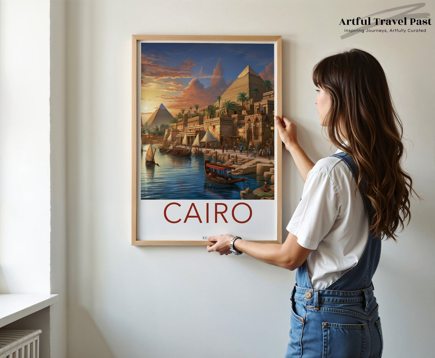 Cairo Poster | Egypt Wall Art | Middle East Decor