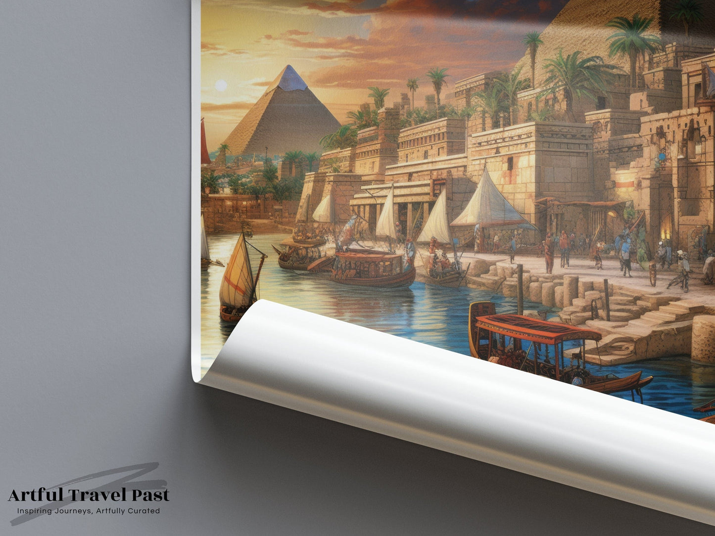 Cairo Poster | Egypt Wall Art | Middle East Decor