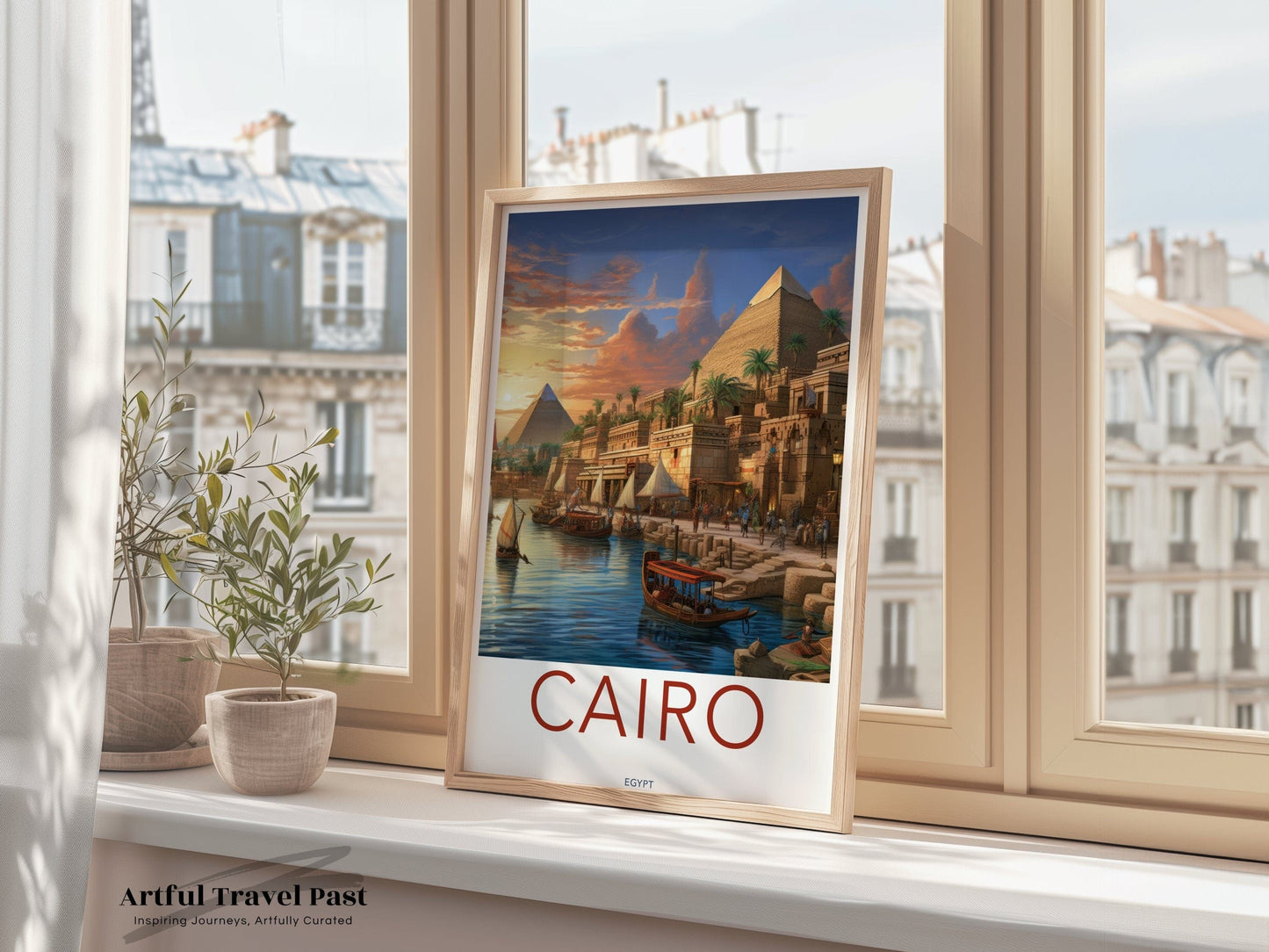 Cairo Poster | Egypt Wall Art | Middle East Decor