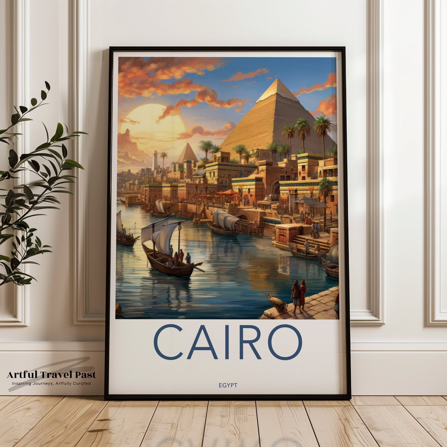 Cairo Poster | Egypt Wall Art | Middle East Decor