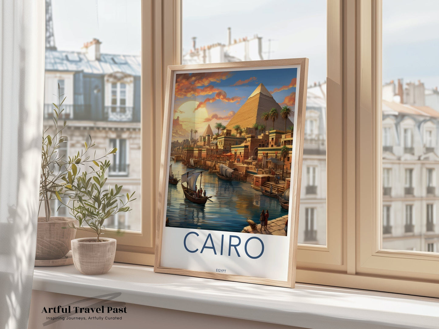 Cairo Poster | Egypt Wall Art | Middle East Decor