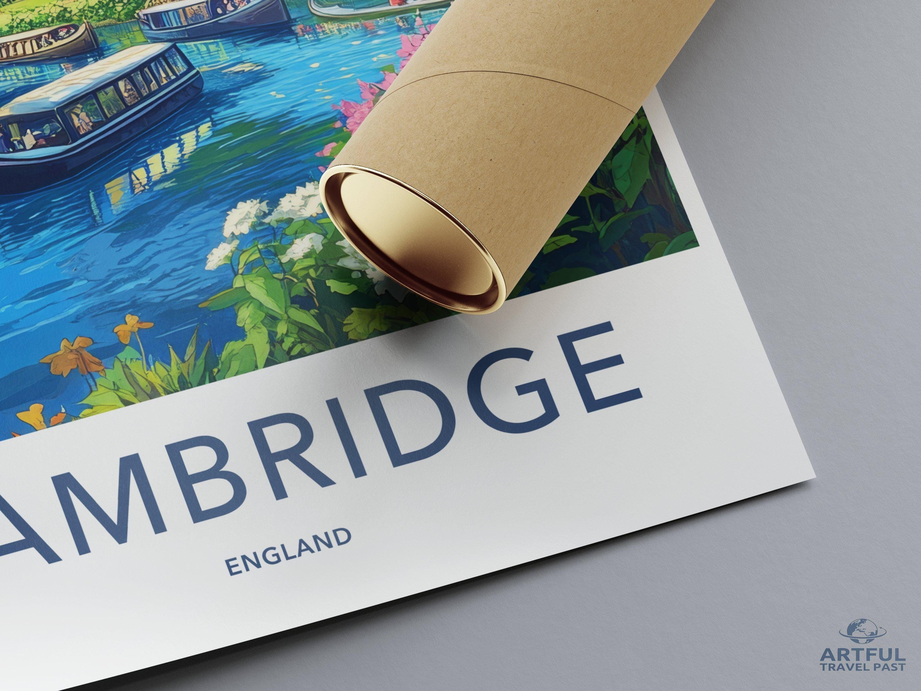 Cambridge Poster - England Wall Art