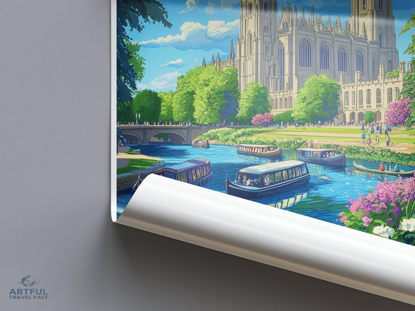 Cambridge Poster - England Wall Art