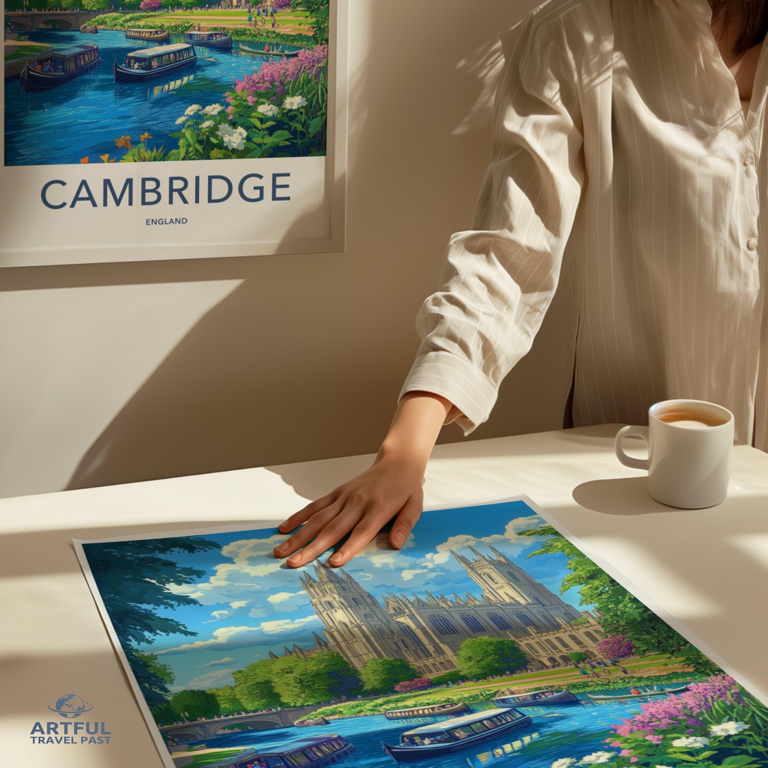 Cambridge Poster - England Wall Art