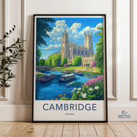 Cambridge Poster - England Wall Art