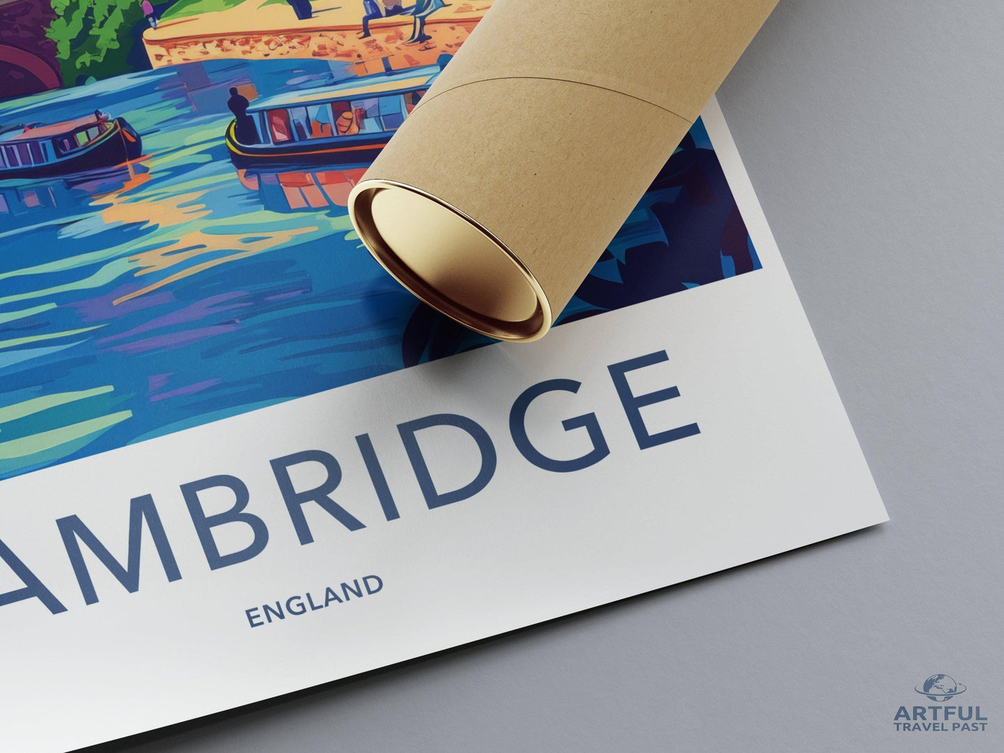 Cambridge Poster - England Wall Art