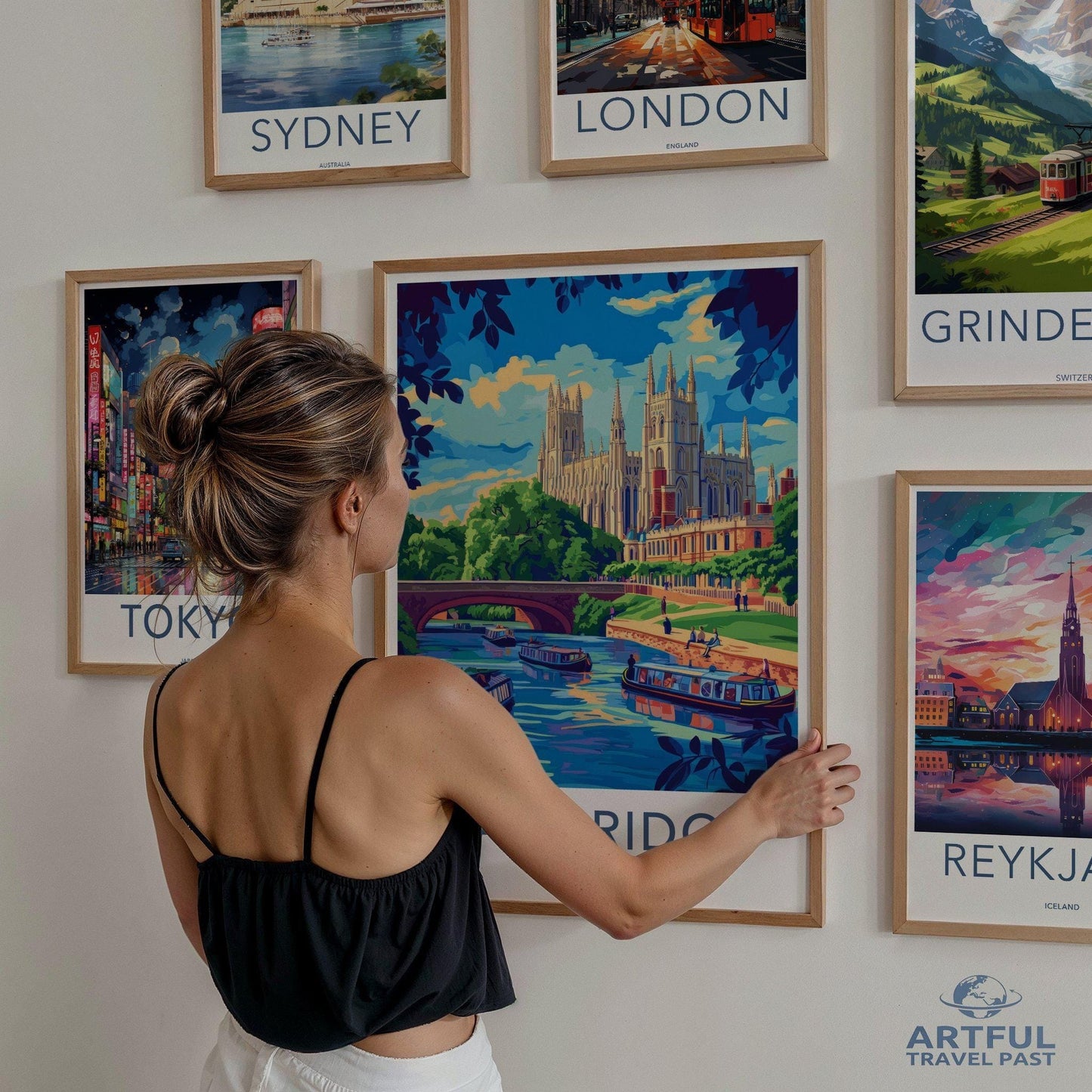 Cambridge Poster - England Wall Art