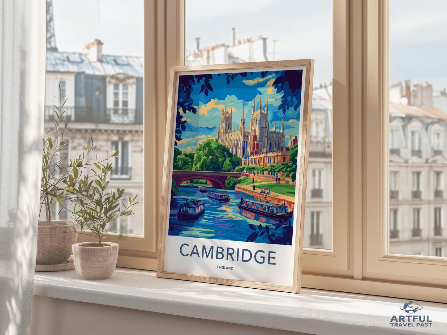 Cambridge Poster - England Wall Art