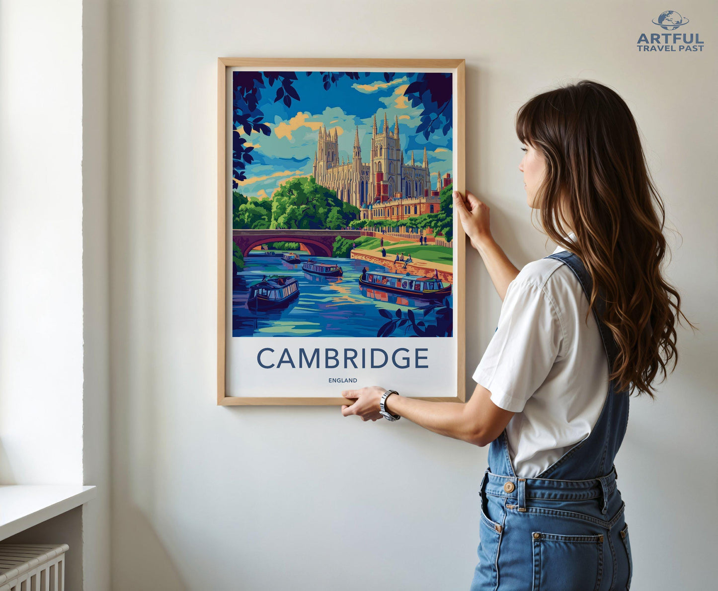 Cambridge Poster - England Wall Art