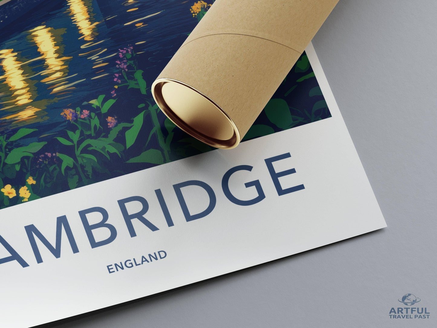 Cambridge Poster | England Wall Art | UK Decor