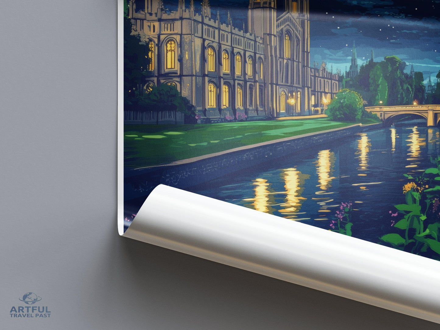 Cambridge Poster | England Wall Art | UK Decor