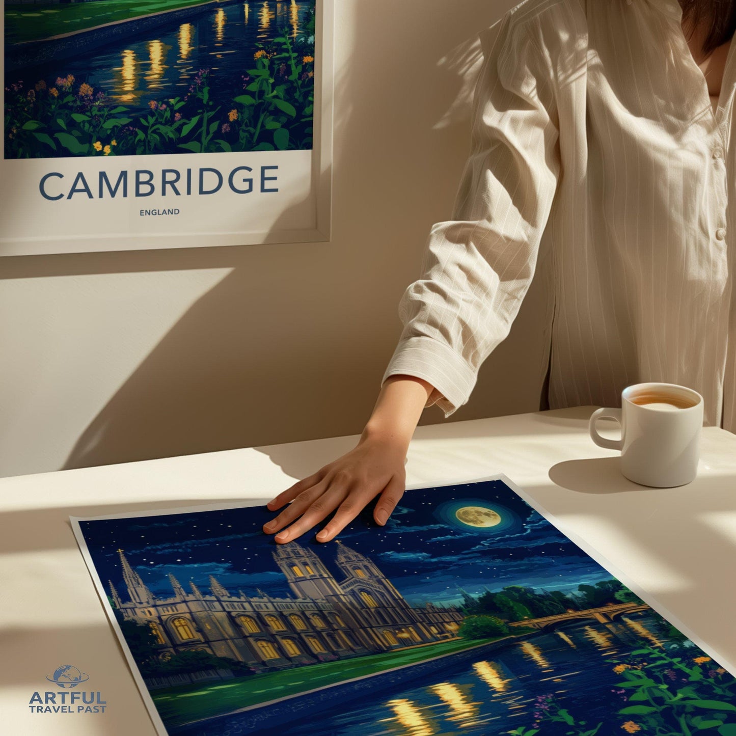 Cambridge Poster | England Wall Art | UK Decor