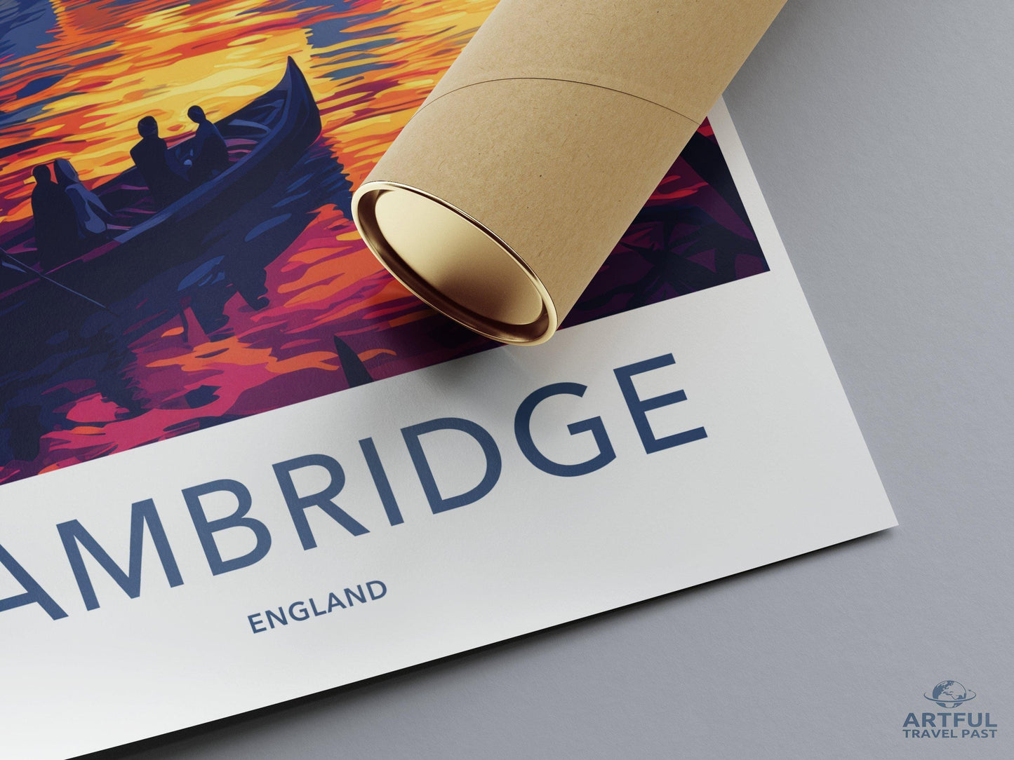 Cambridge Poster | England Wall Art | UK Decor