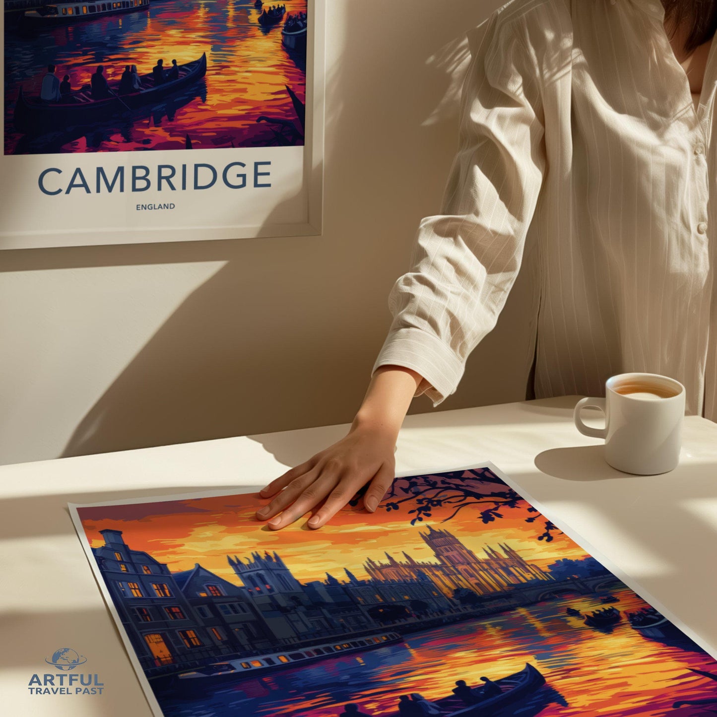 Cambridge Poster | England Wall Art | UK Decor