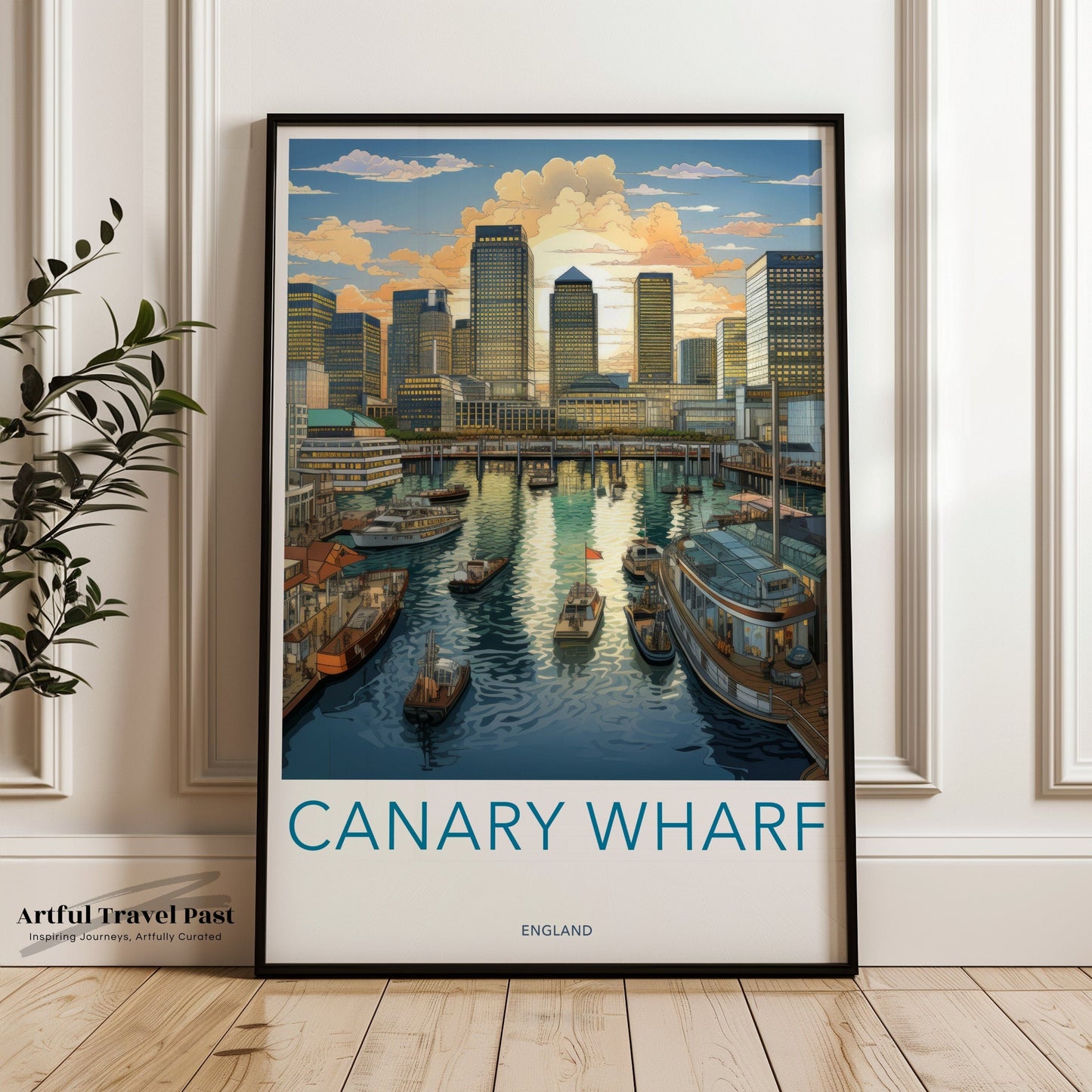 Canary Wharf Poster - England Wall Art