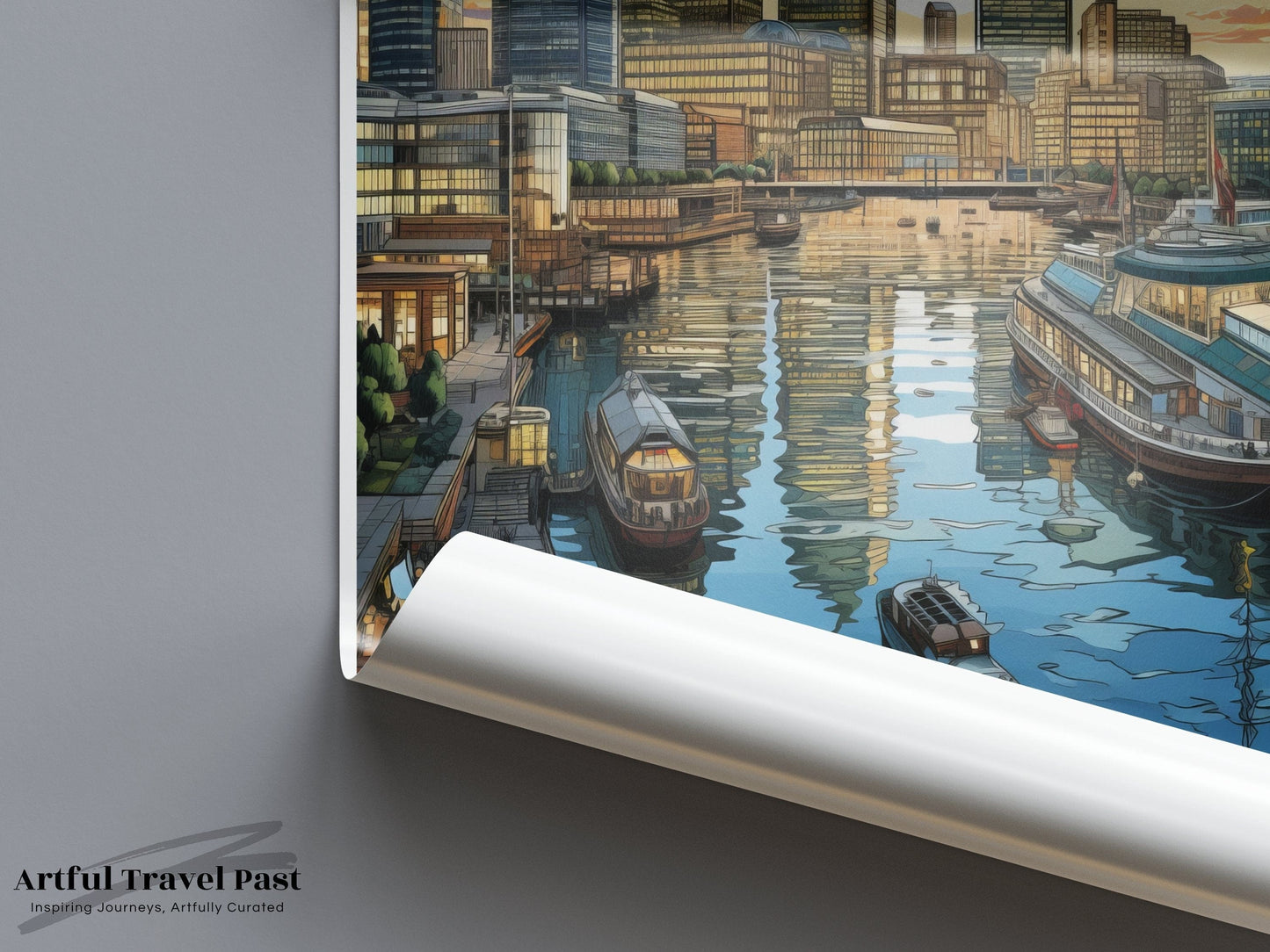 Canary Wharf Poster - England Wall Art