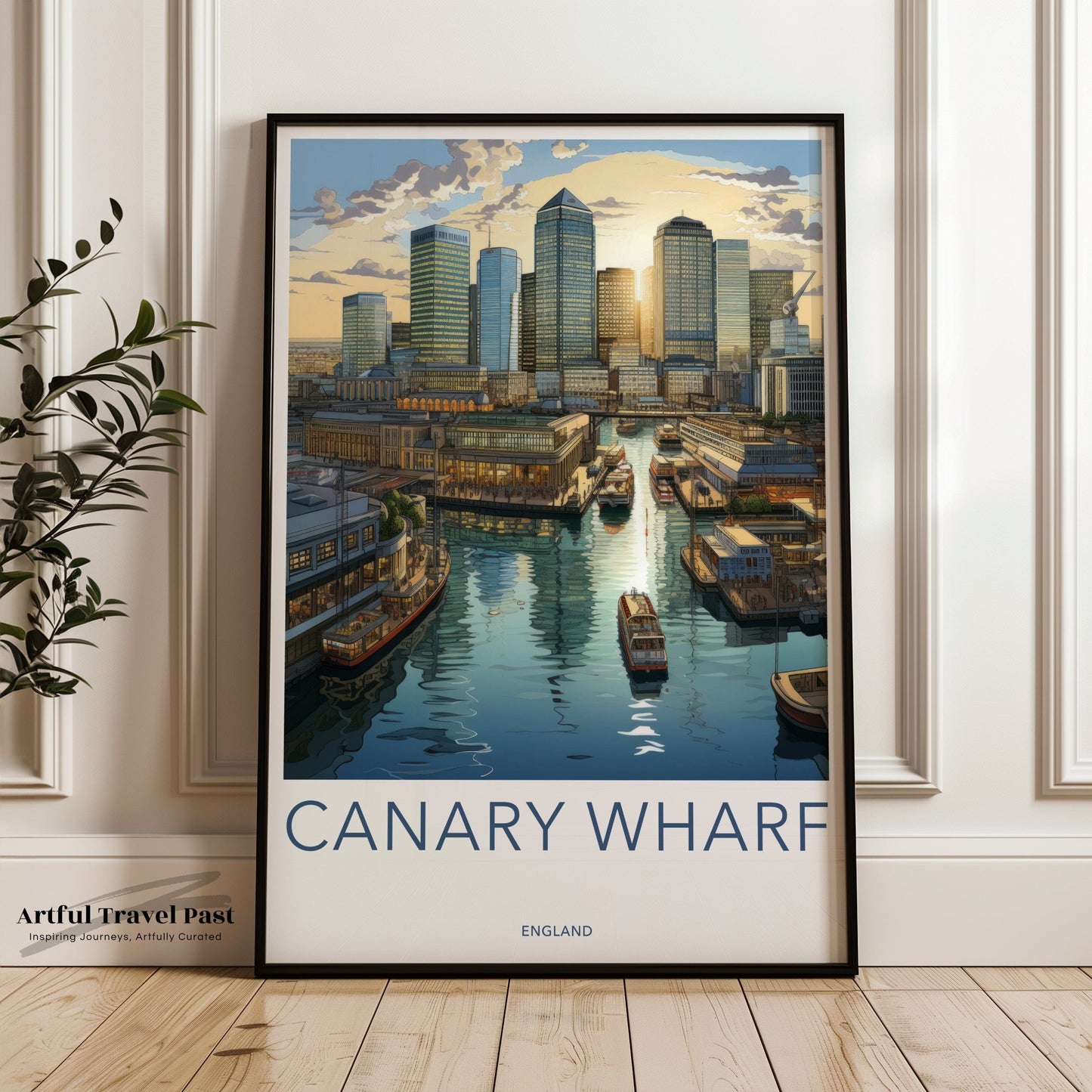 Canary Wharf Poster - England Wall Art