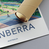 Canberra Poster - Australia Wall Art
