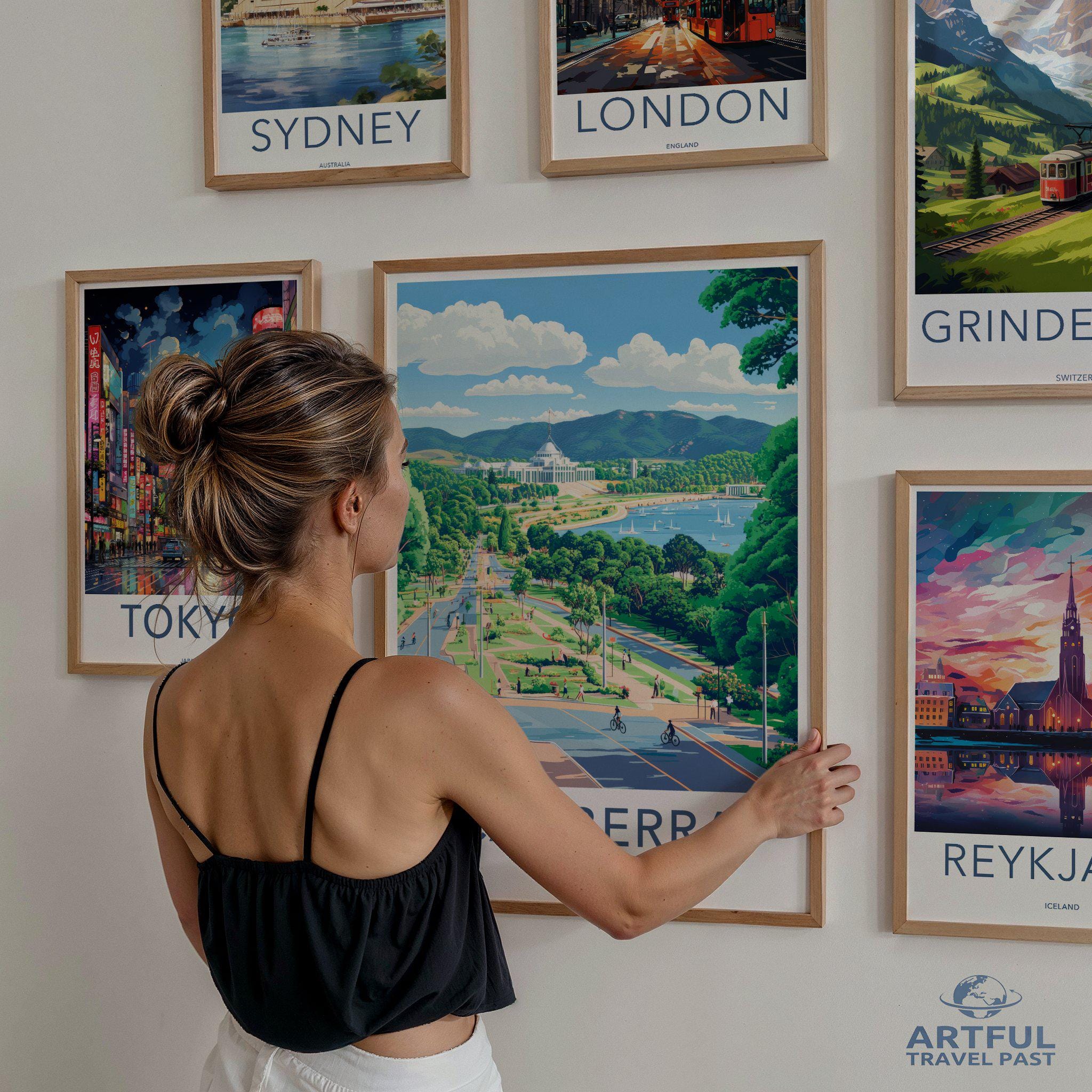 Canberra Poster - Australia Wall Art