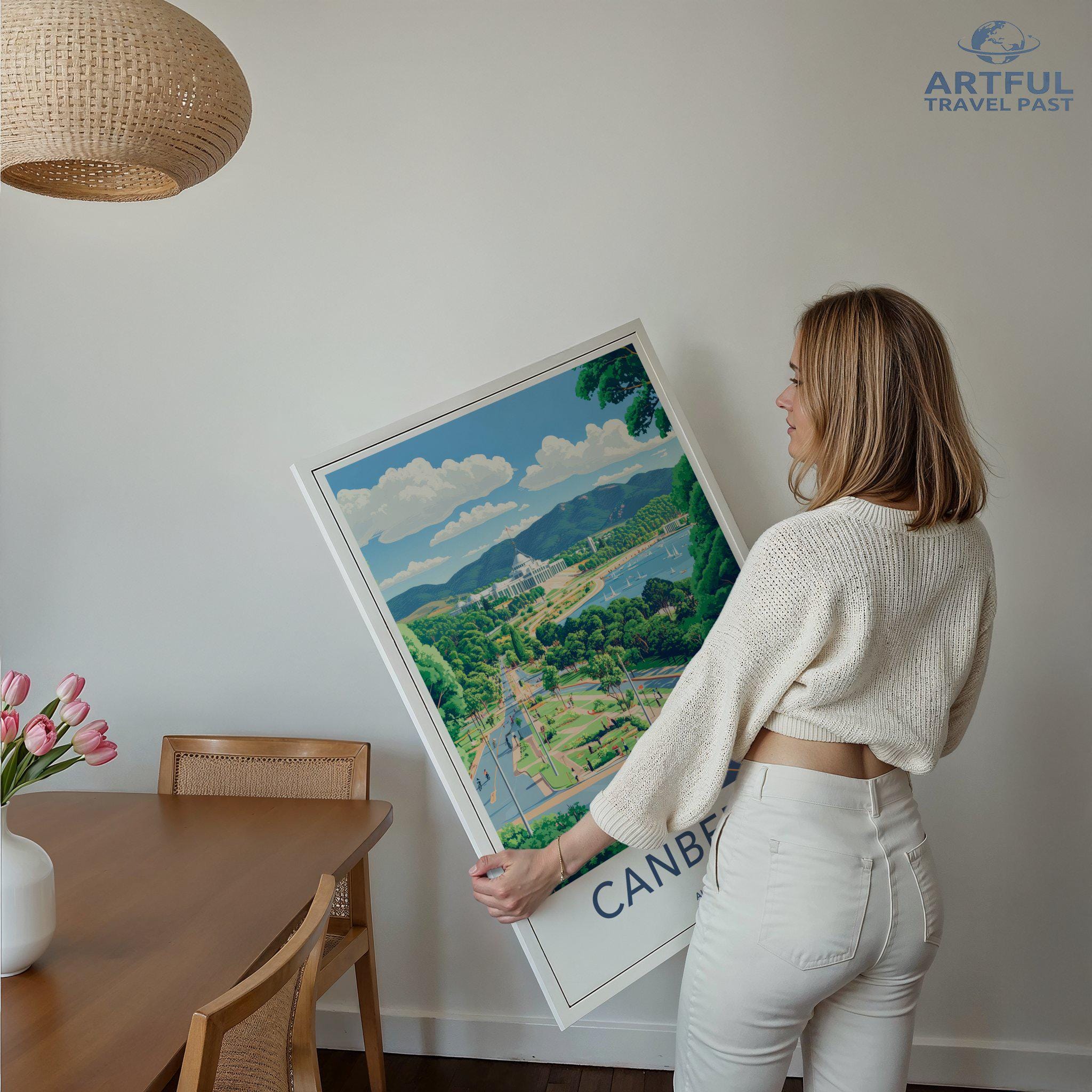 Canberra Poster - Australia Wall Art