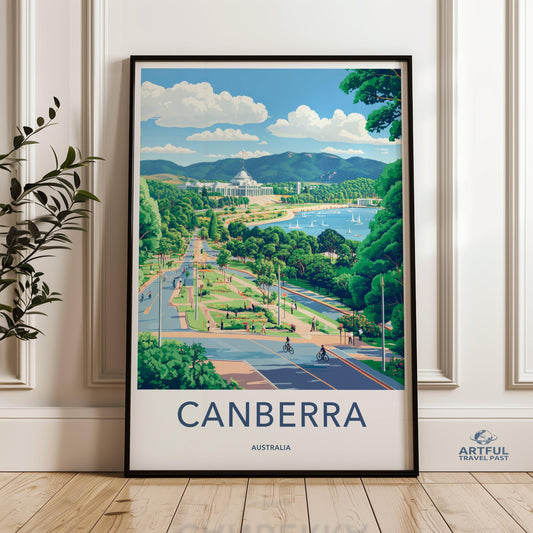 Canberra Poster - Australia Wall Art