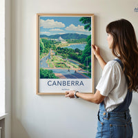 Canberra Poster - Australia Wall Art