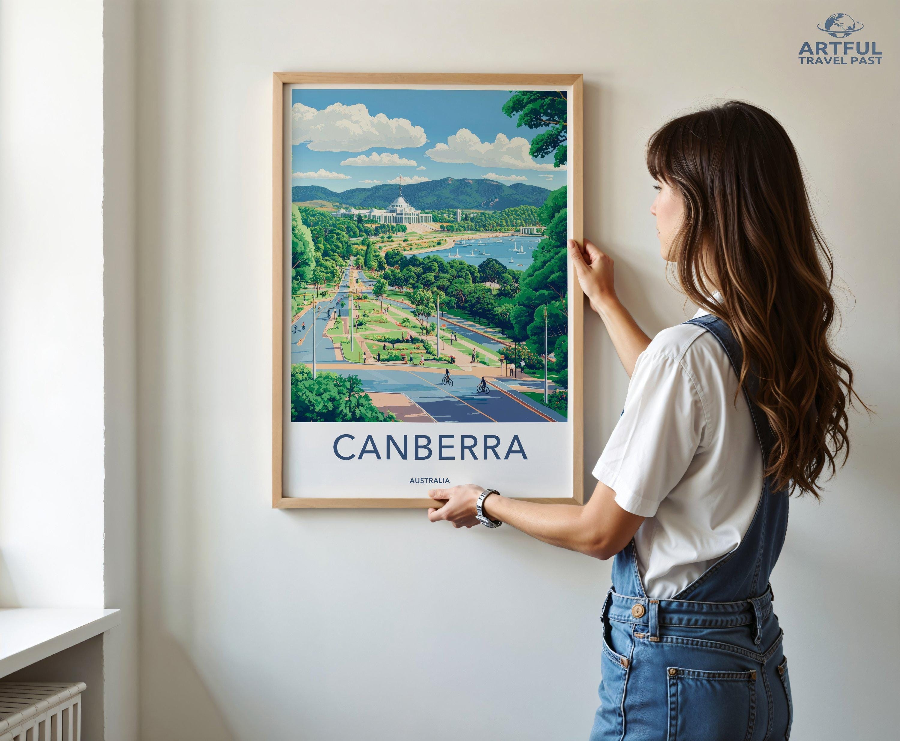 Canberra Poster - Australia Wall Art