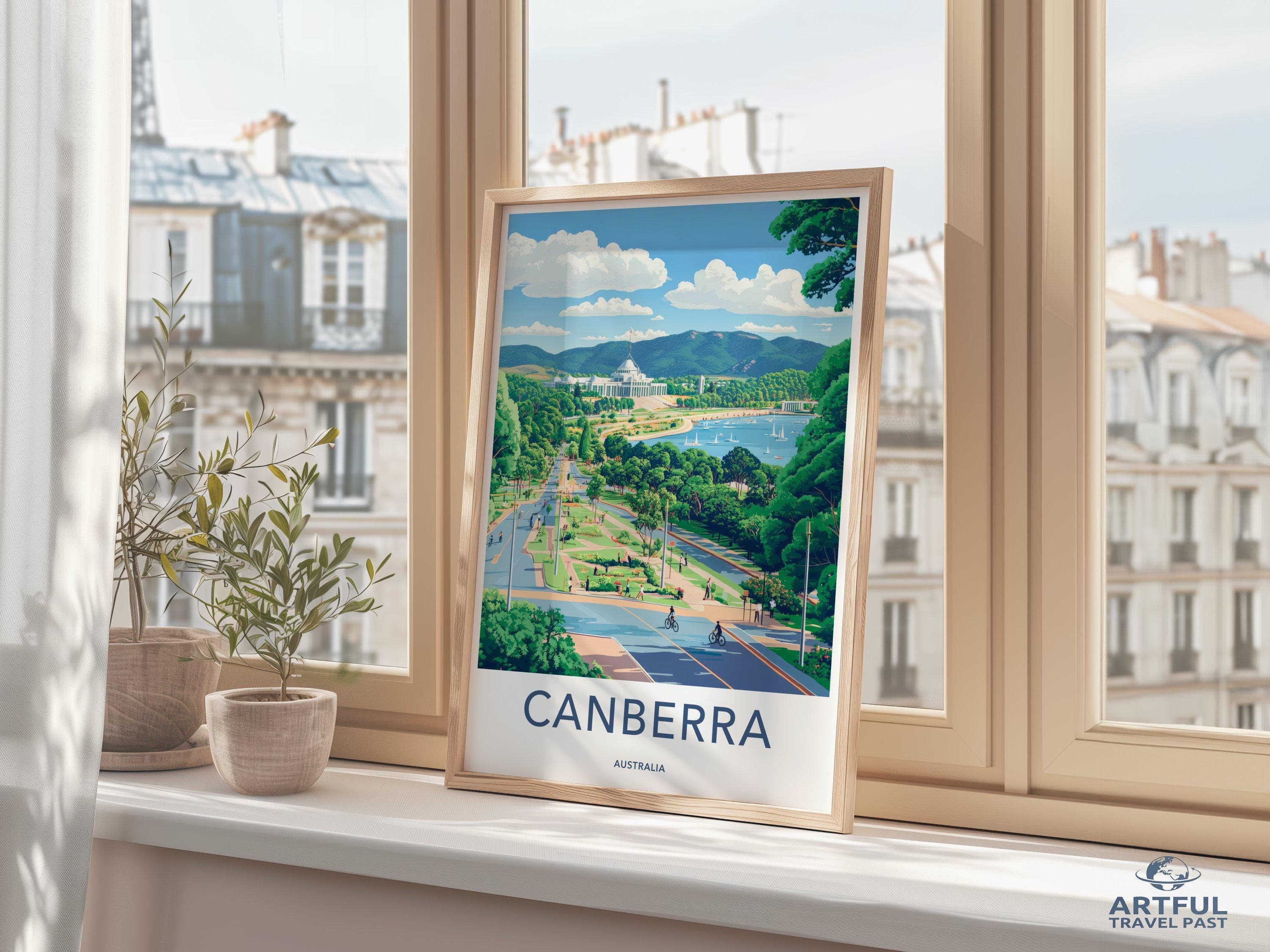 Canberra Poster - Australia Wall Art