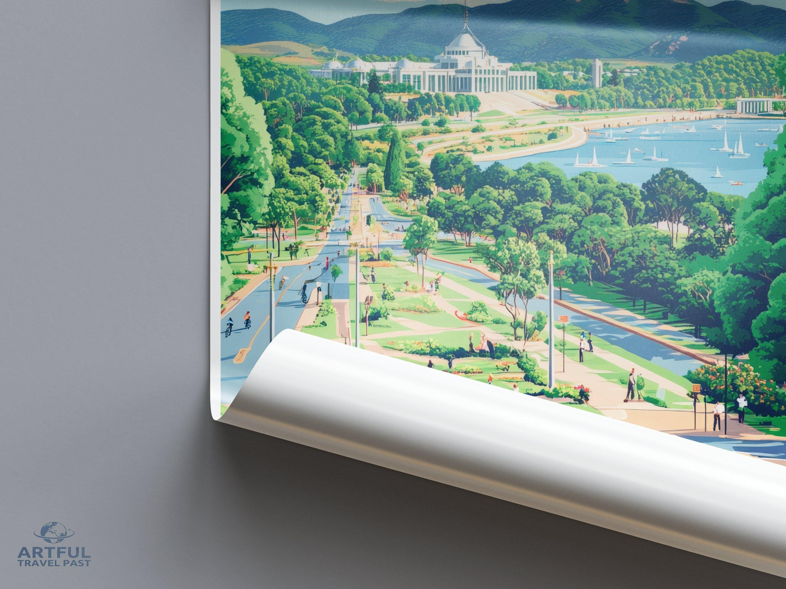 Canberra Poster - Australia Wall Art