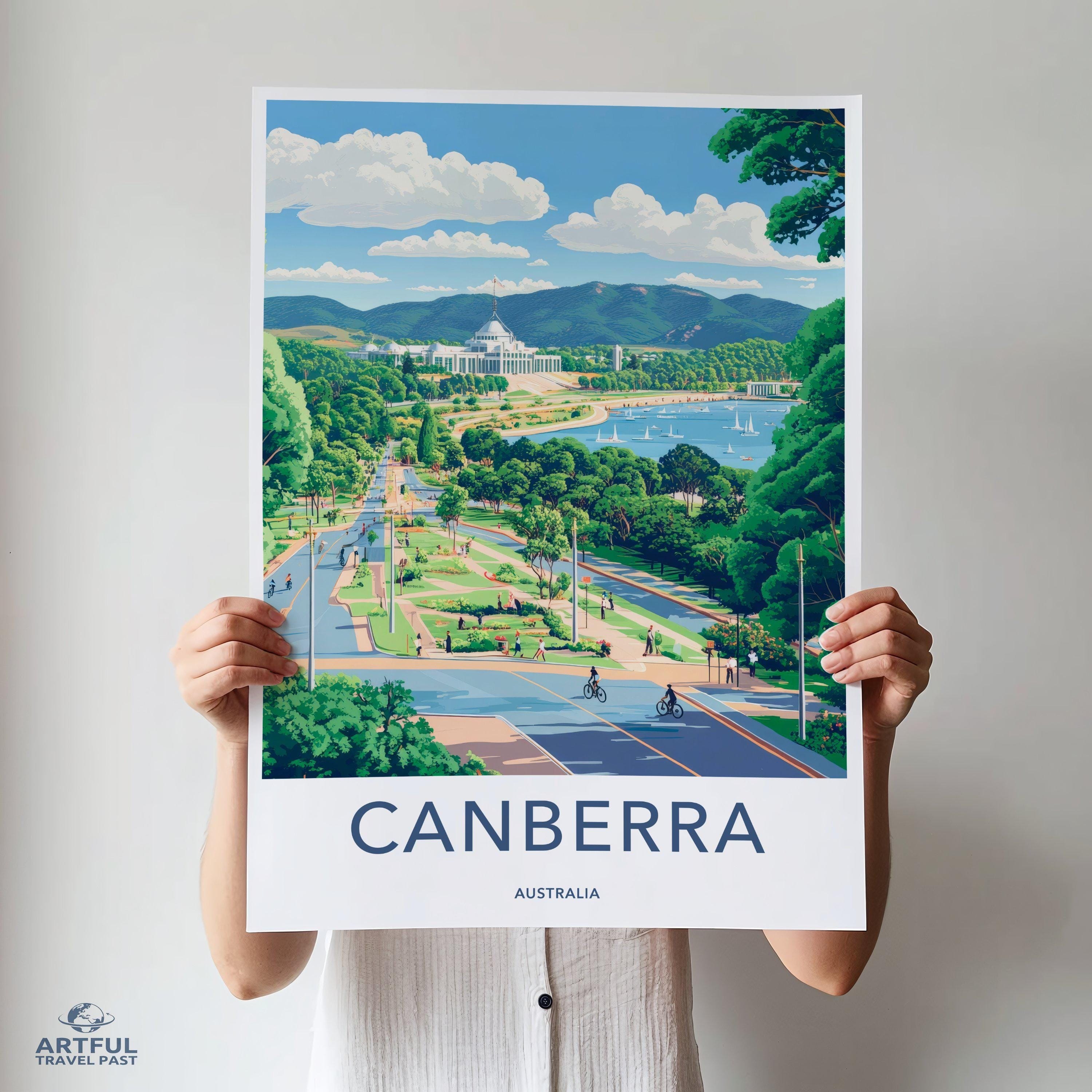 Canberra Poster - Australia Wall Art