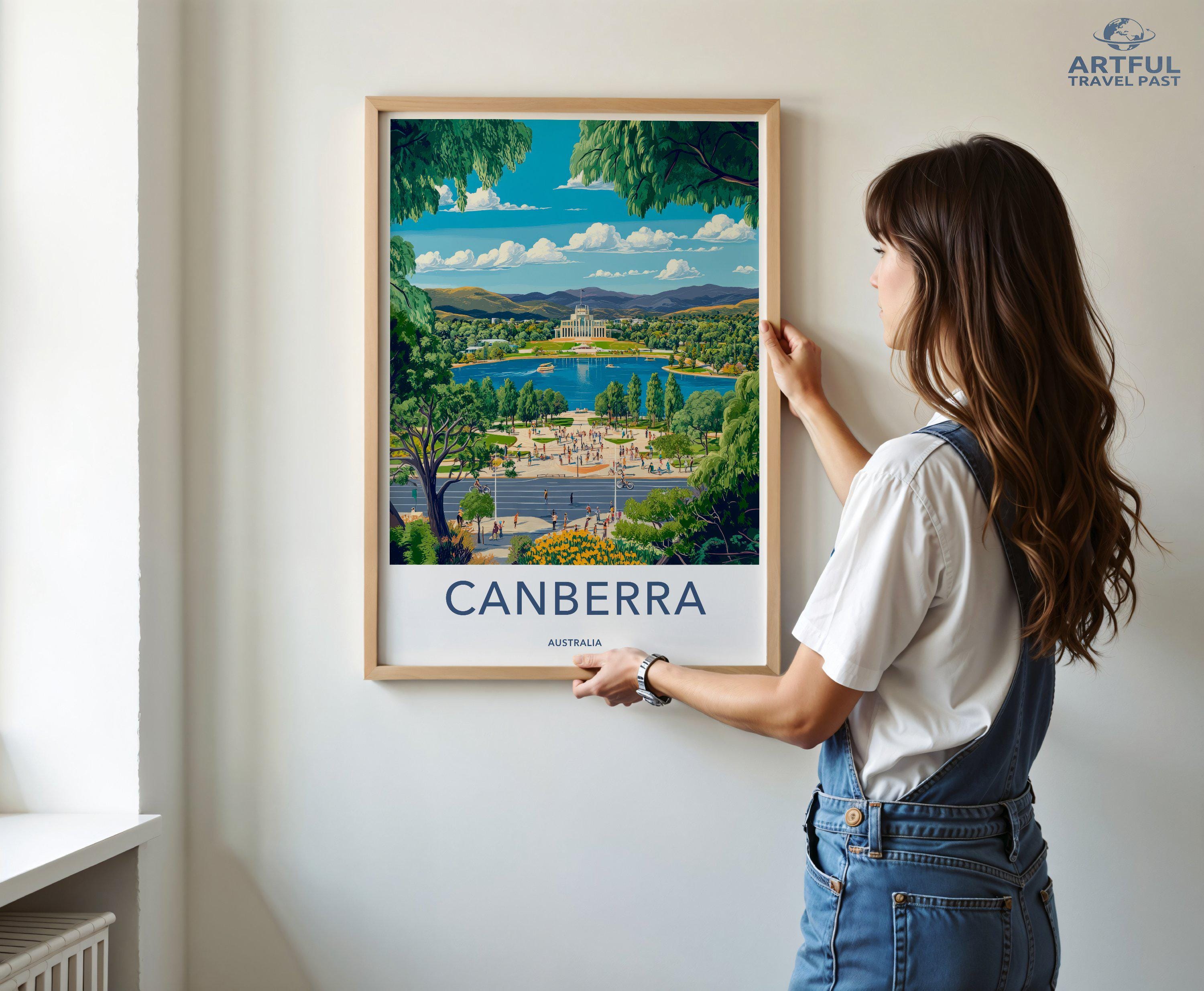 Canberra Poster - Australia Wall Art
