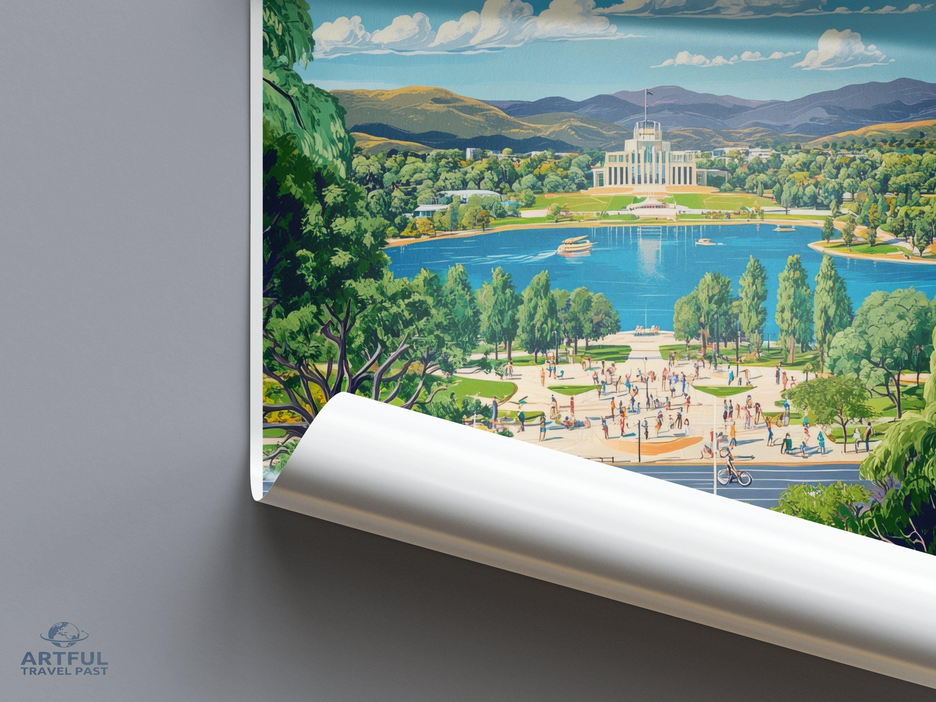 Canberra Poster - Australia Wall Art