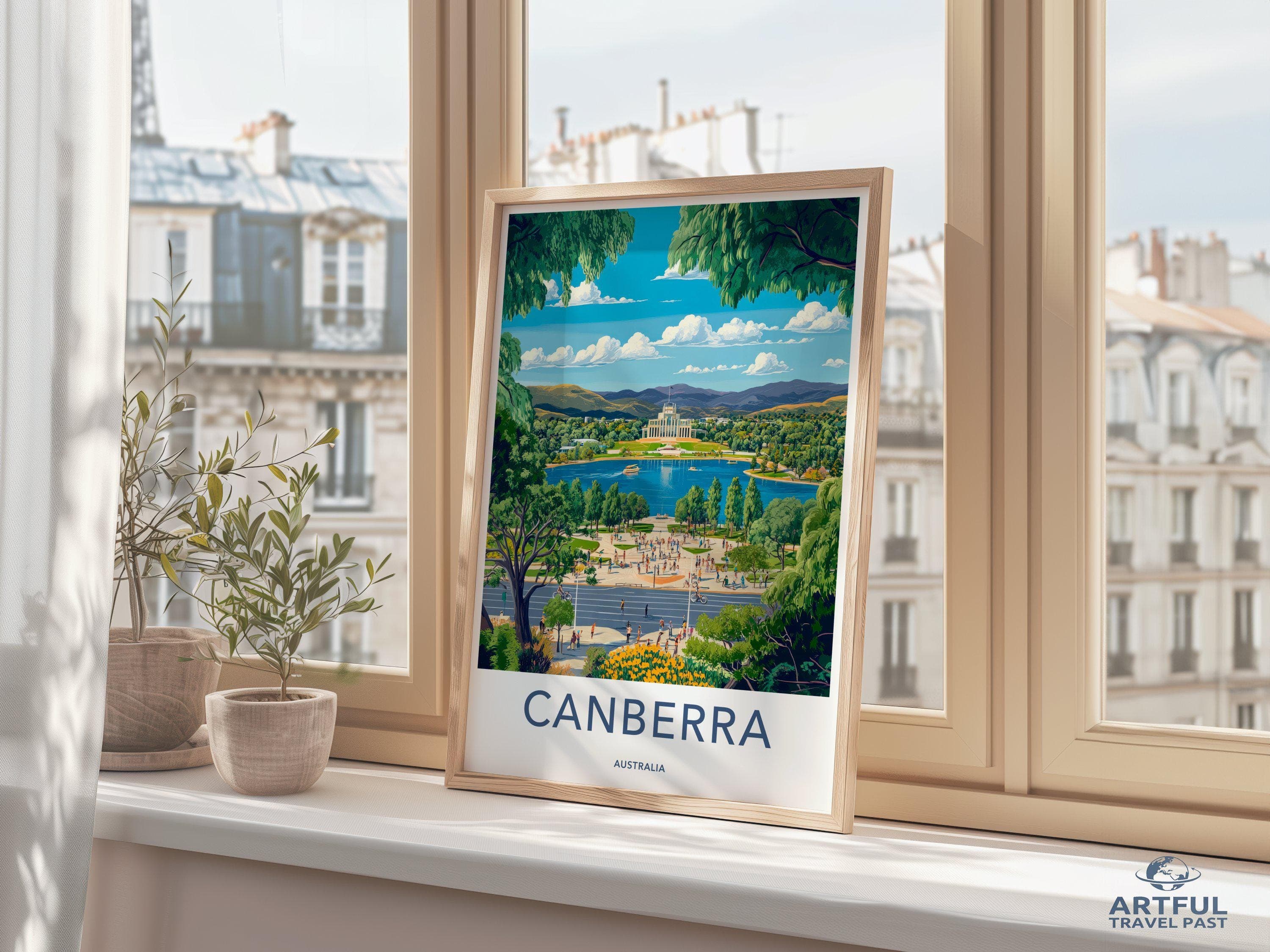 Canberra Poster - Australia Wall Art