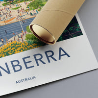 Canberra Poster - Australia Wall Art