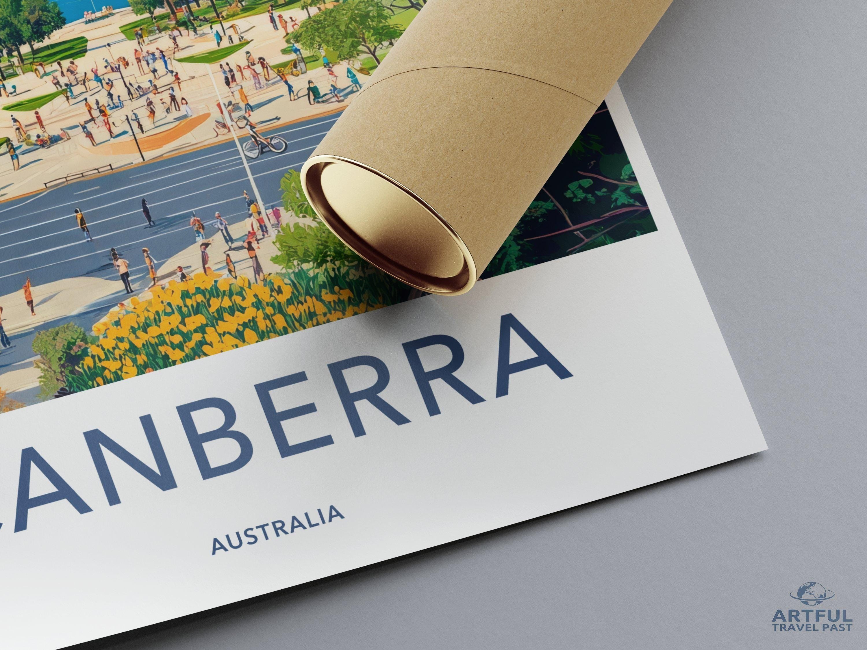 Canberra Poster - Australia Wall Art