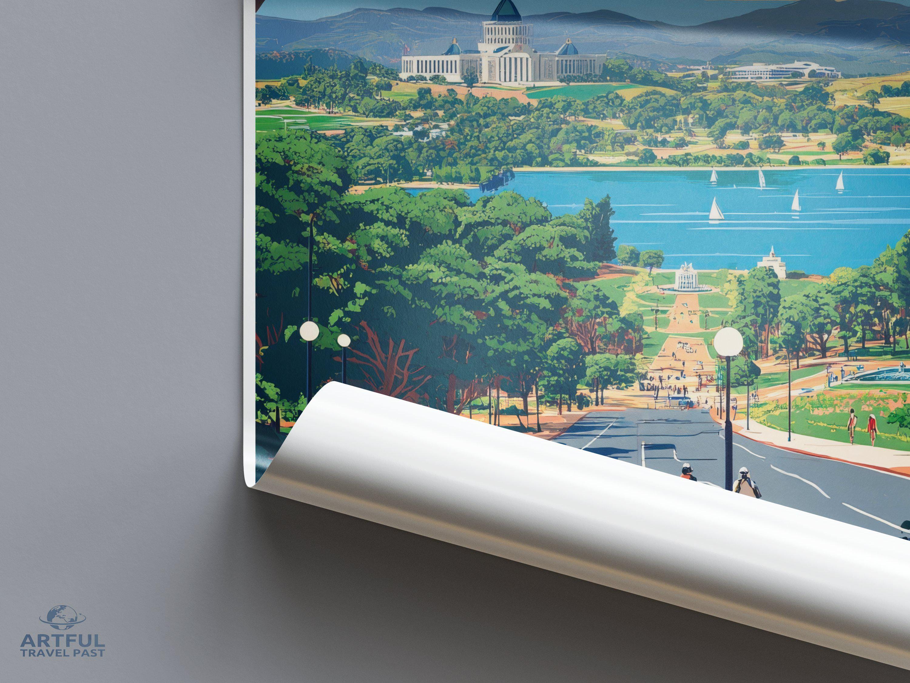 Canberra Poster - Australia Wall Art