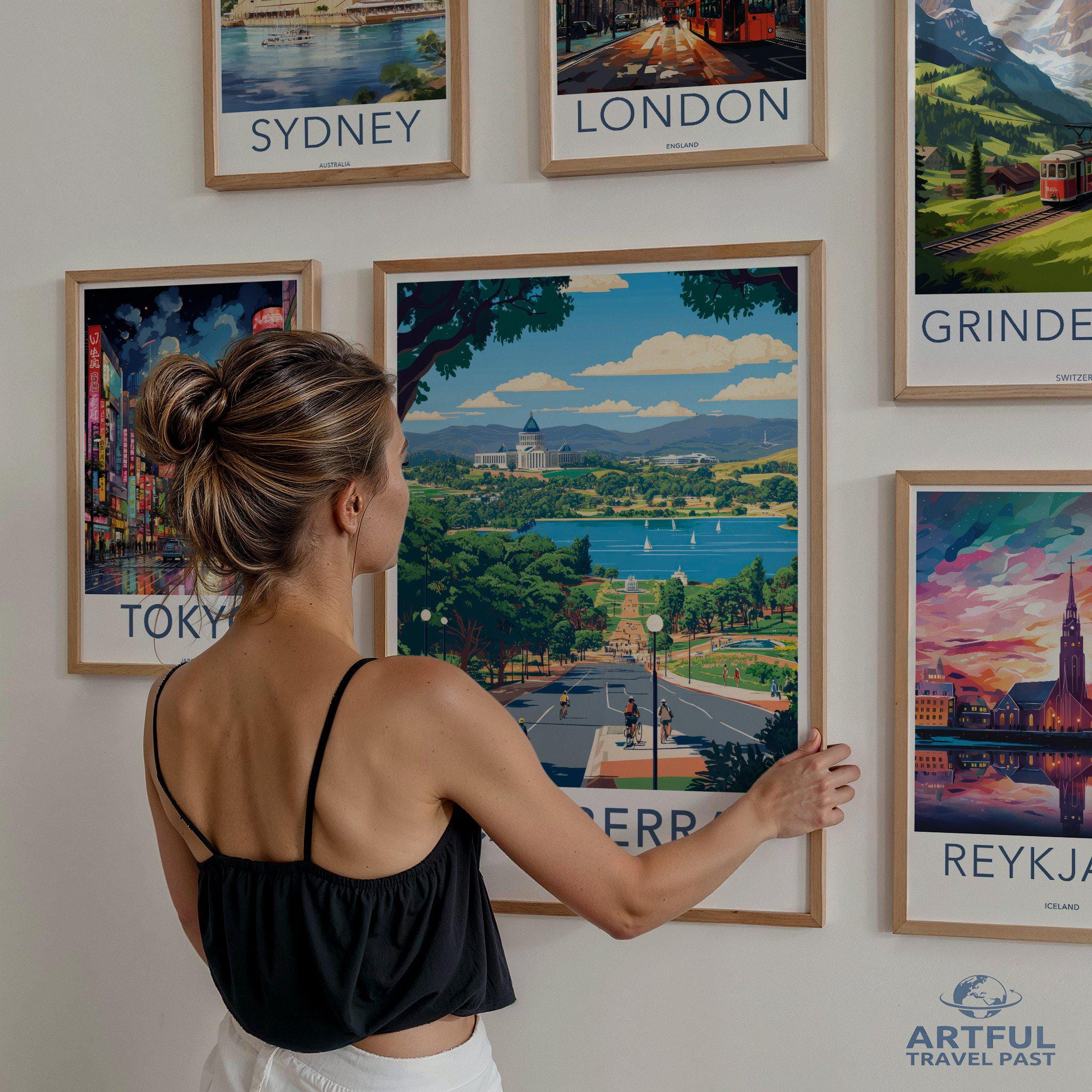 Canberra Poster - Australia Wall Art