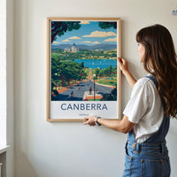 Canberra Poster - Australia Wall Art