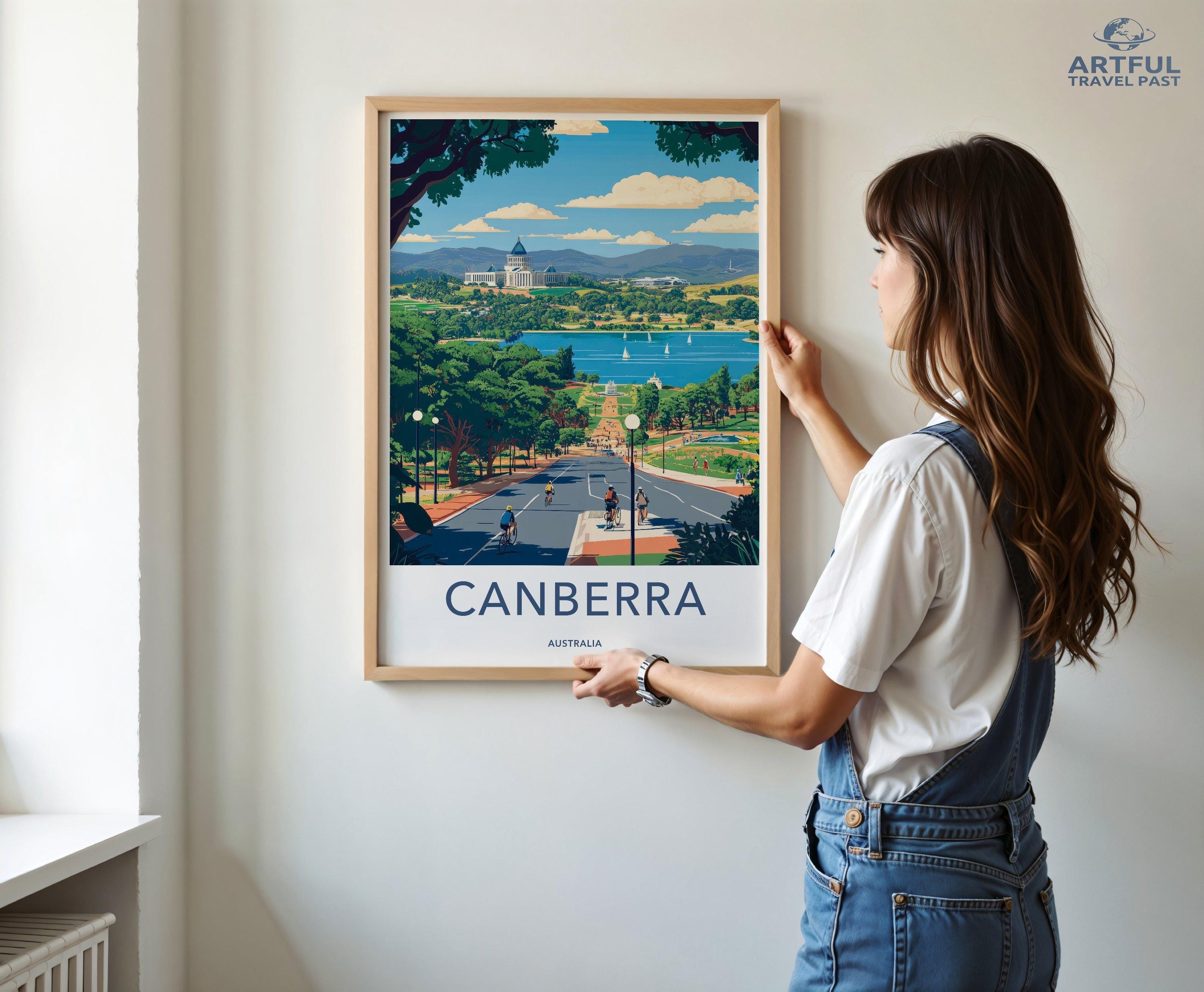 Canberra Poster - Australia Wall Art