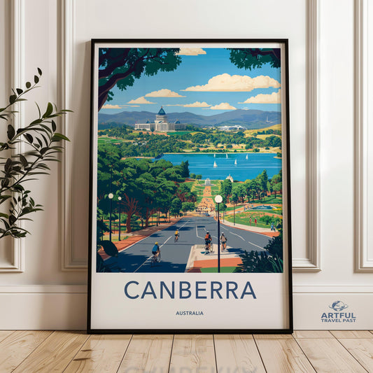 Canberra Poster - Australia Wall Art