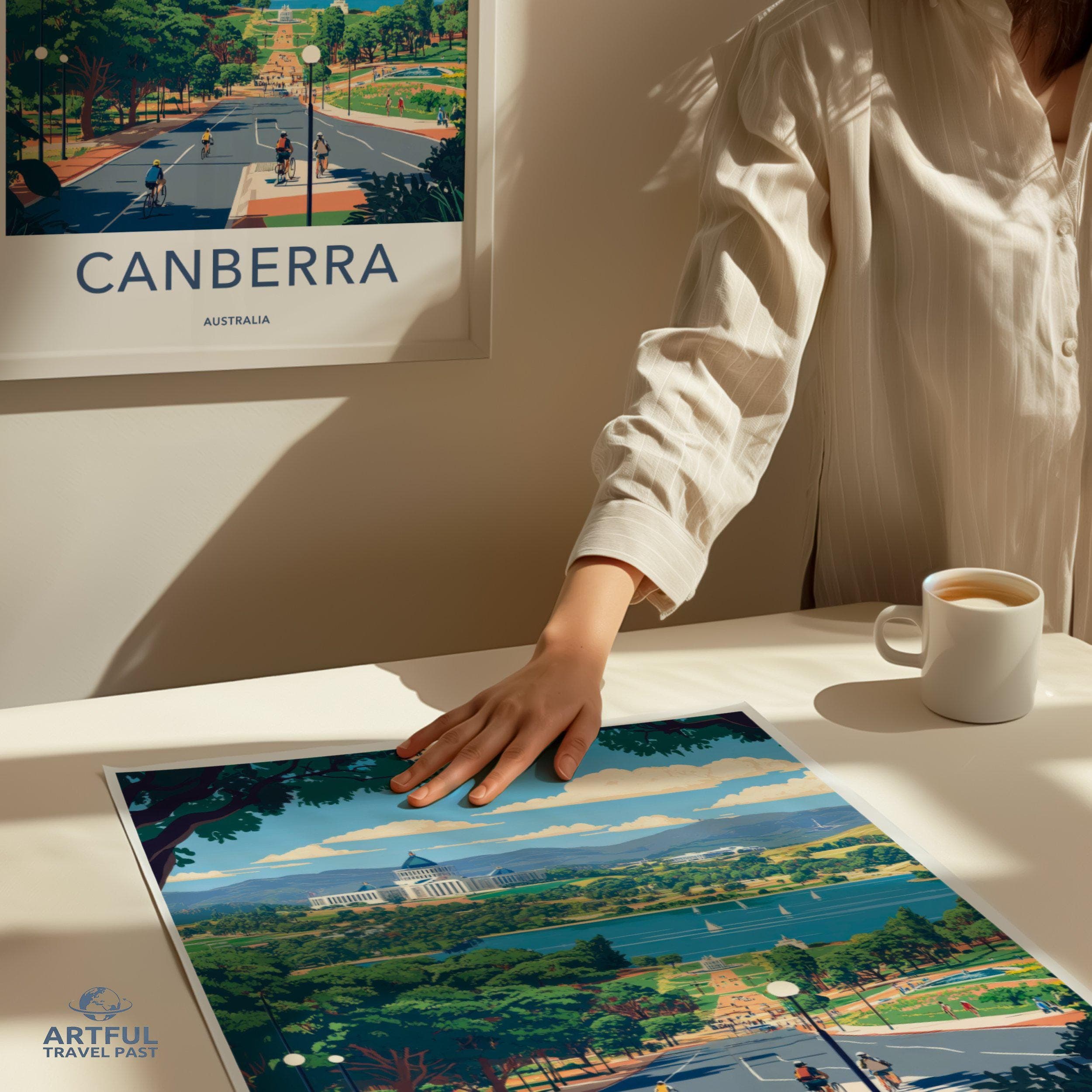 Canberra Poster - Australia Wall Art