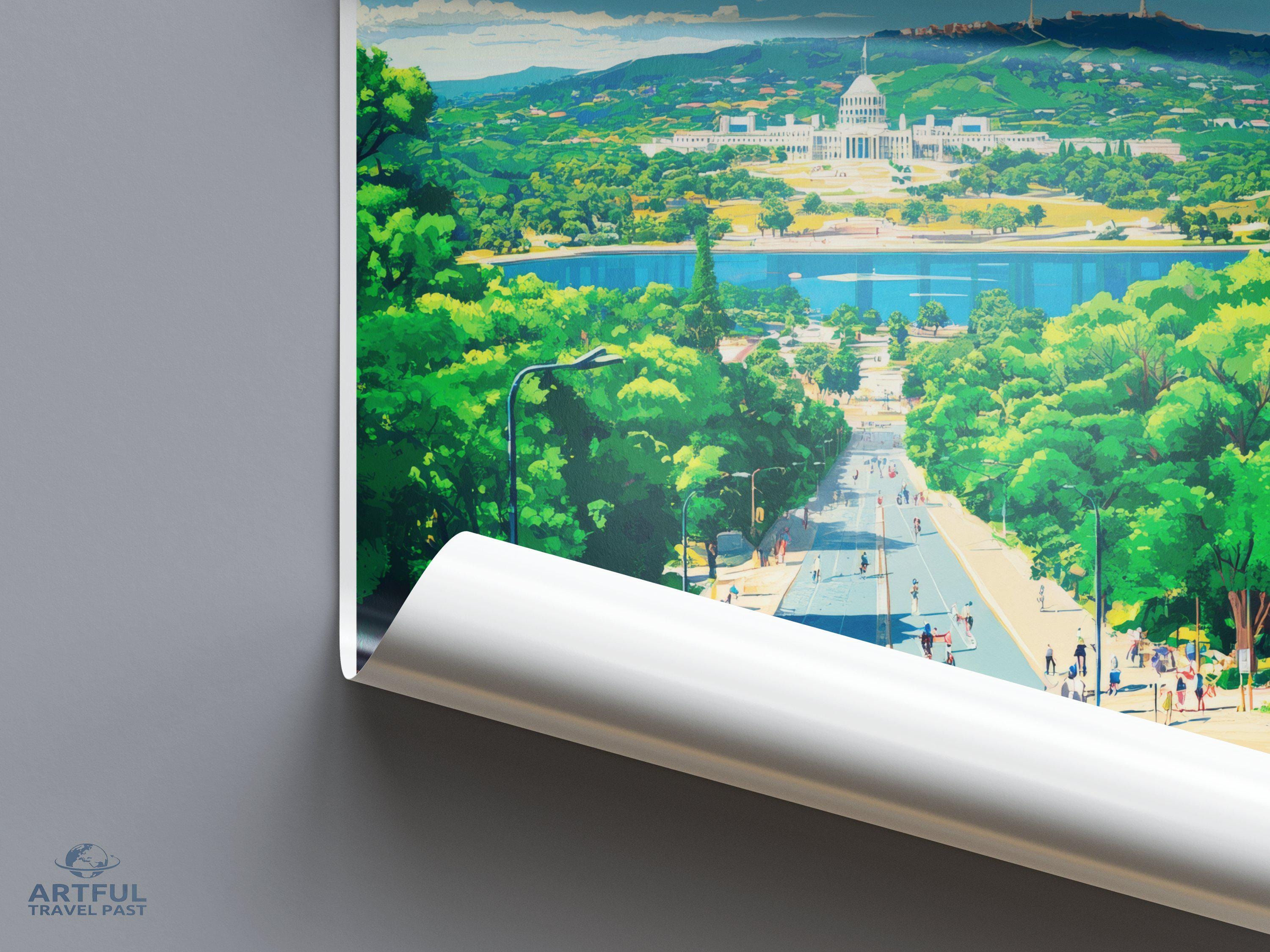 Canberra Poster - Australia Wall Art