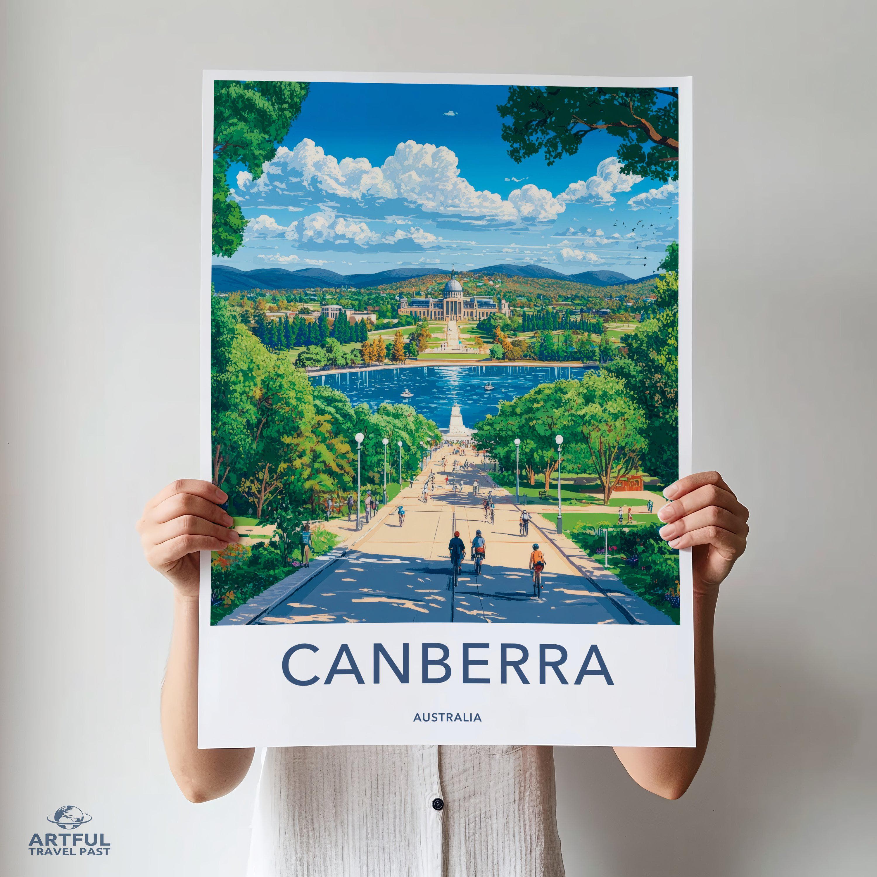 Canberra Poster - Australia Wall Art