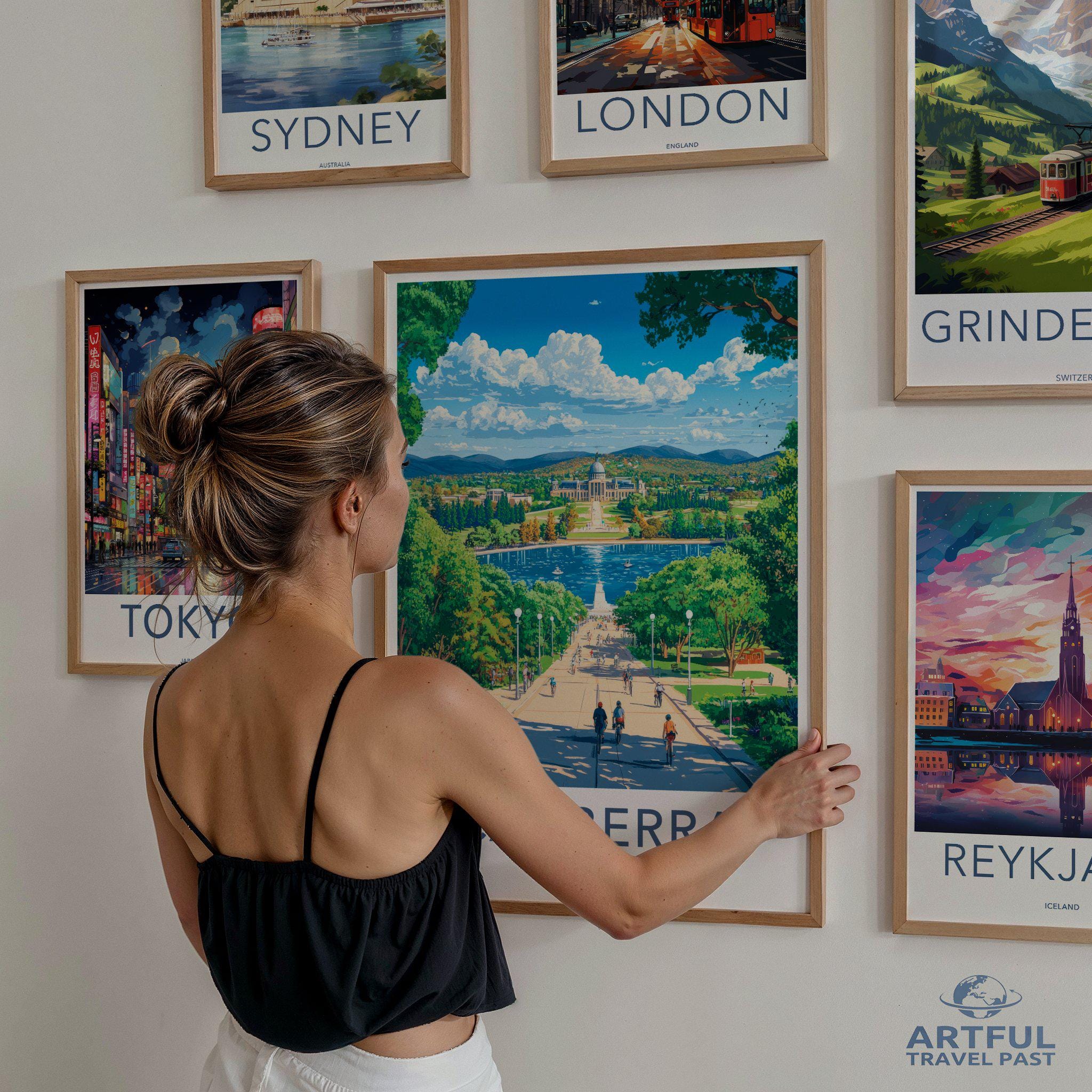 Canberra Poster - Australia Wall Art