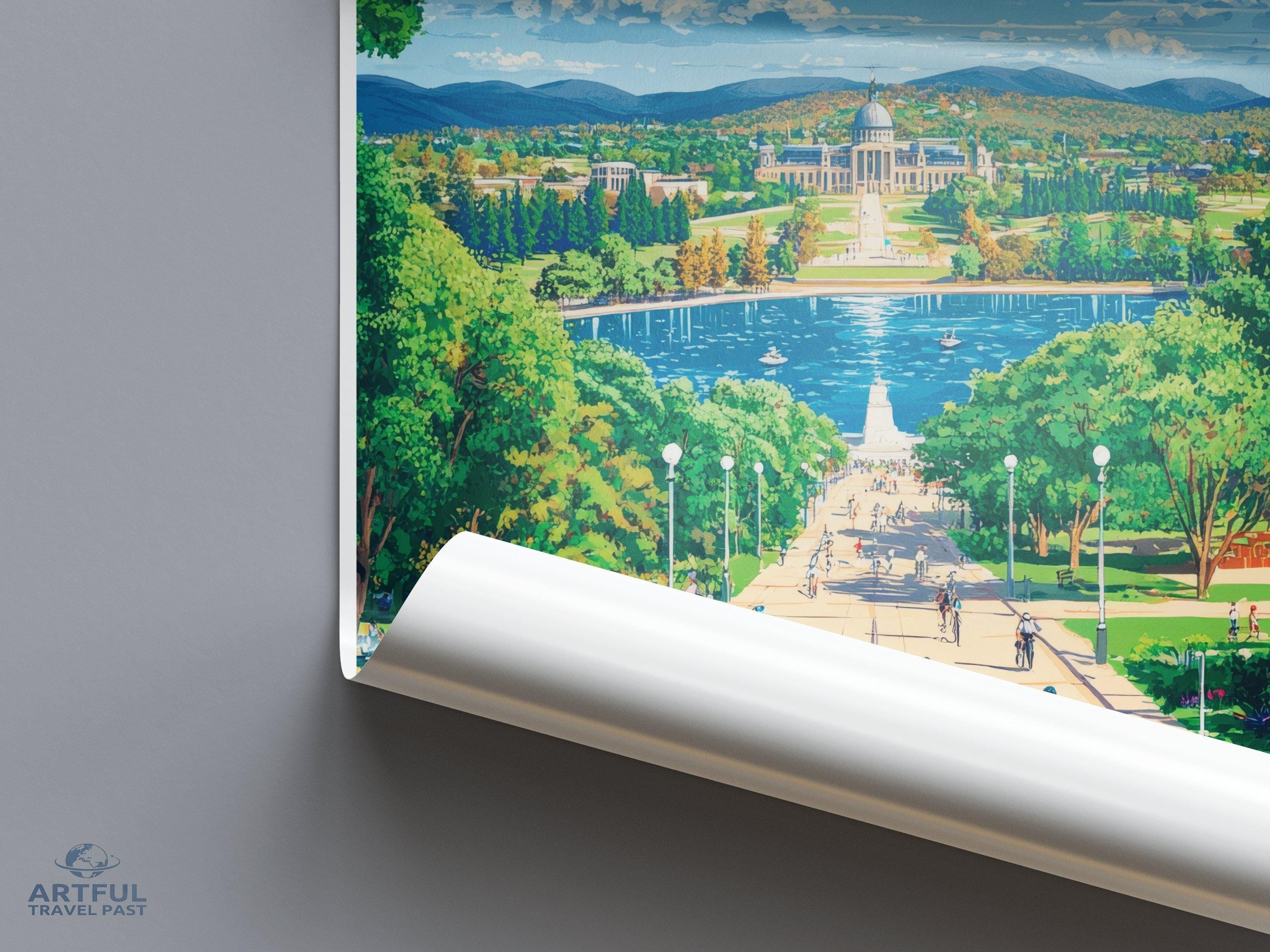 Canberra Poster - Australia Wall Art